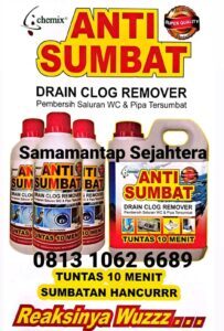 Jual Anti Sumbat Chemix – Pipa PVC dan Besi Indonesia Jakarta LTC Glodok Call/WA 081310626689